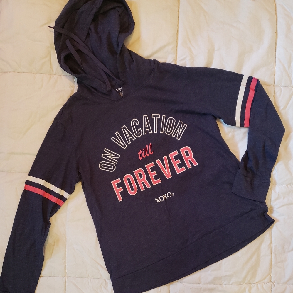 XOXO pajama hoodie